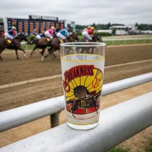 Vintage 122nd Preakness Stakes 1997 Racing Glass by Libby